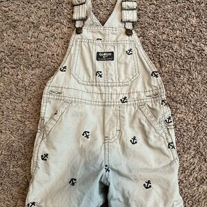 Oshkosh B'gosh Overalls - Anchors - EUC - Size 18 months
